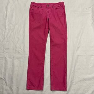 Loft ladies pink corduroy jeans, size 4/27